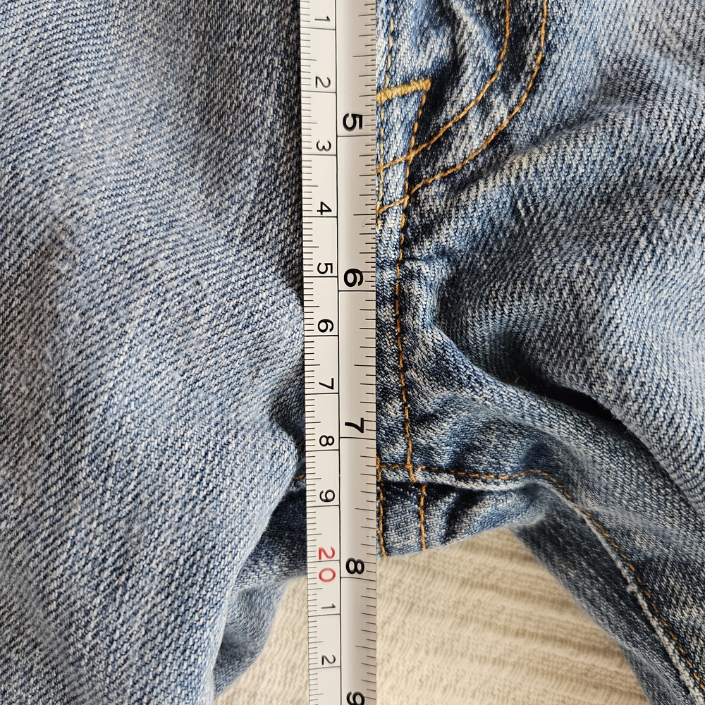 Citizens Of Humanity Blue Jean Denim Long Shorts Classic Cutoff Style 251 - Picture 10 of 16
